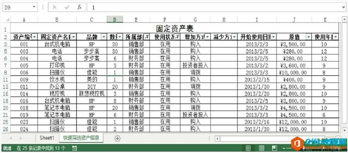 excel2013ɸѡ