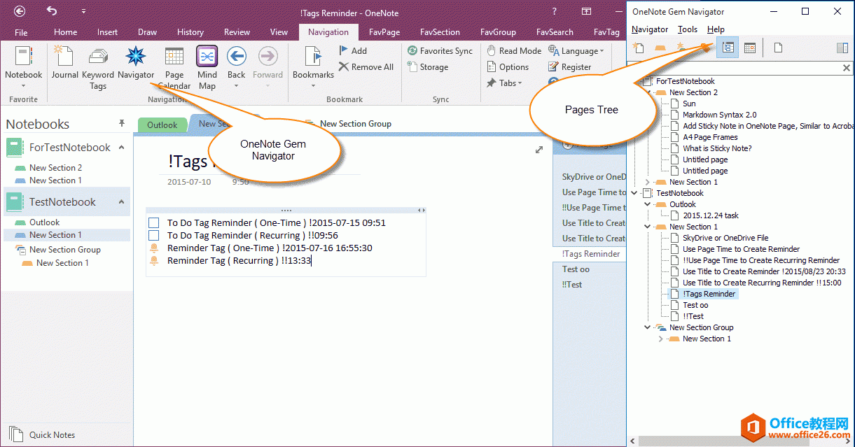 OneNote ʼǱ״ṹ