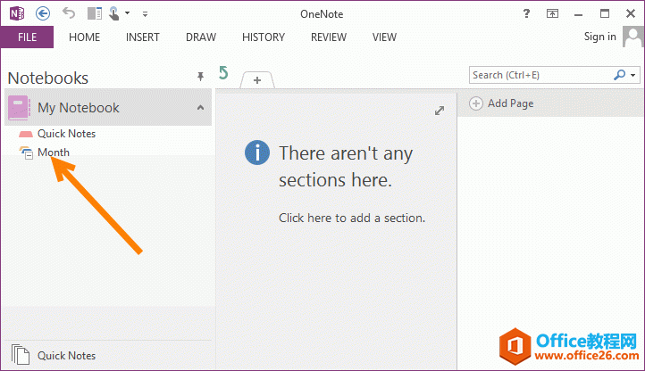 ɾ OneNote ĳ±߷µӷ