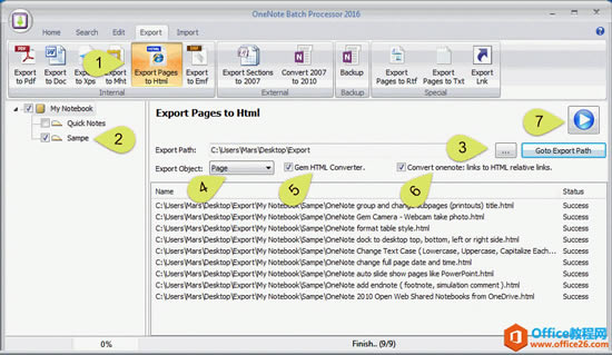 ʹ Gem HTML ת OneNote ҳΪ HTML ļ
