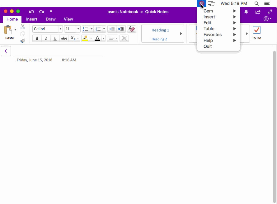 䱦˵ģбУѡģ壬뵽 Mac OneNote 