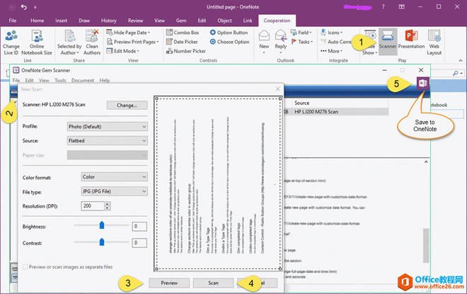 θ OneNote 2016 ָɨͼ