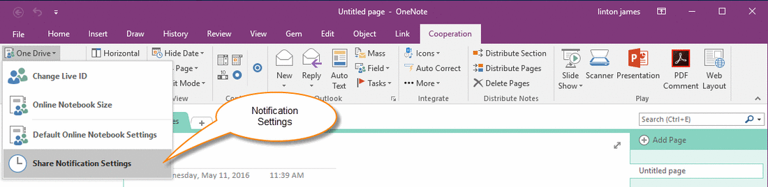  OneNote ʼ֪ͨ