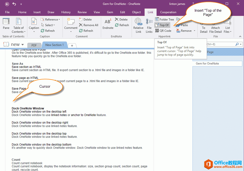  OneNote 롰ҳ涥ˡıǩ