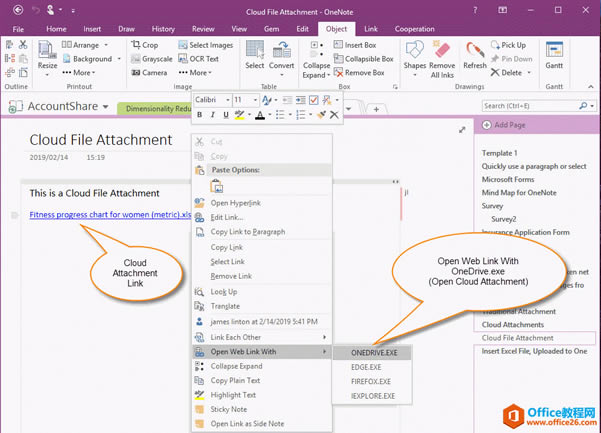  OneNote 2016, 2013, 2010 Ƹ 