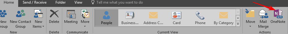 Send  Receive New Contact N Group Fo β  Vi ew T me h 0   want to cl 0 People Delete Delete Meeting More Add ress C.. Current Card Phone By Category' Move M 0 n eN ot  Merge Acti 0 n 5 