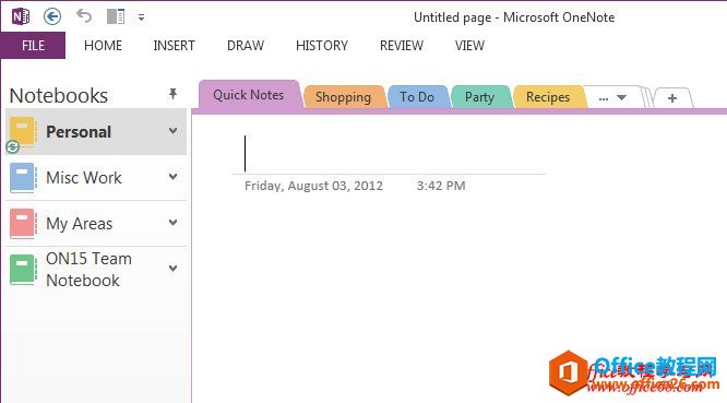 OneNote 2013еĵʹͼ̳2