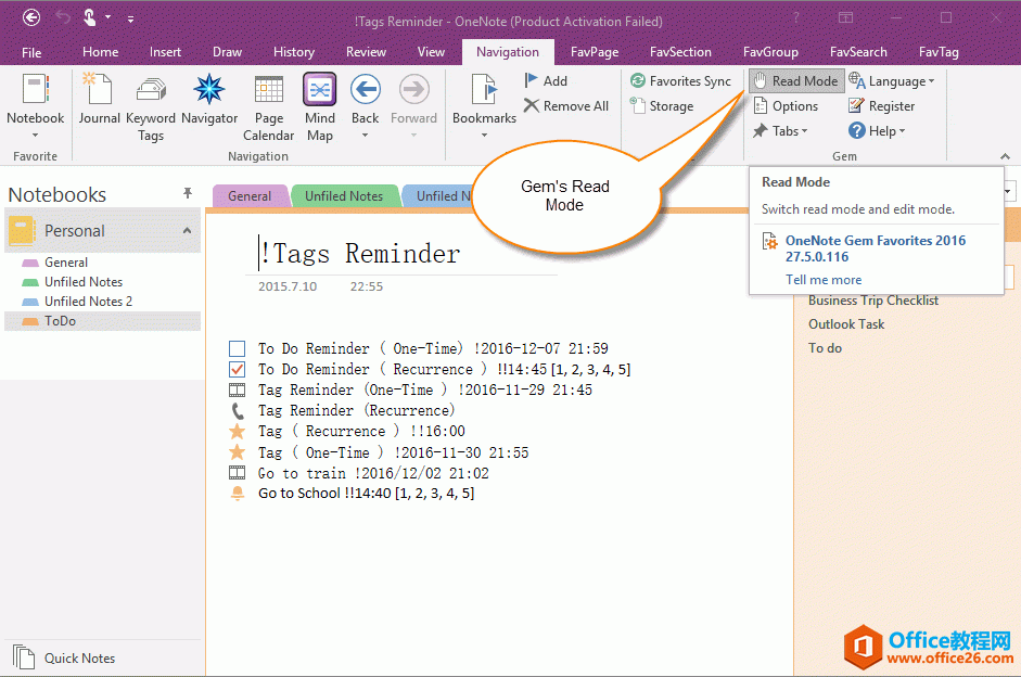 OneNote ģʽη