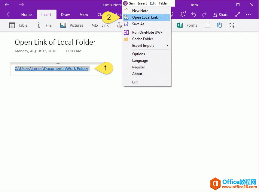 δ OneNote for Windows 10 ıļ