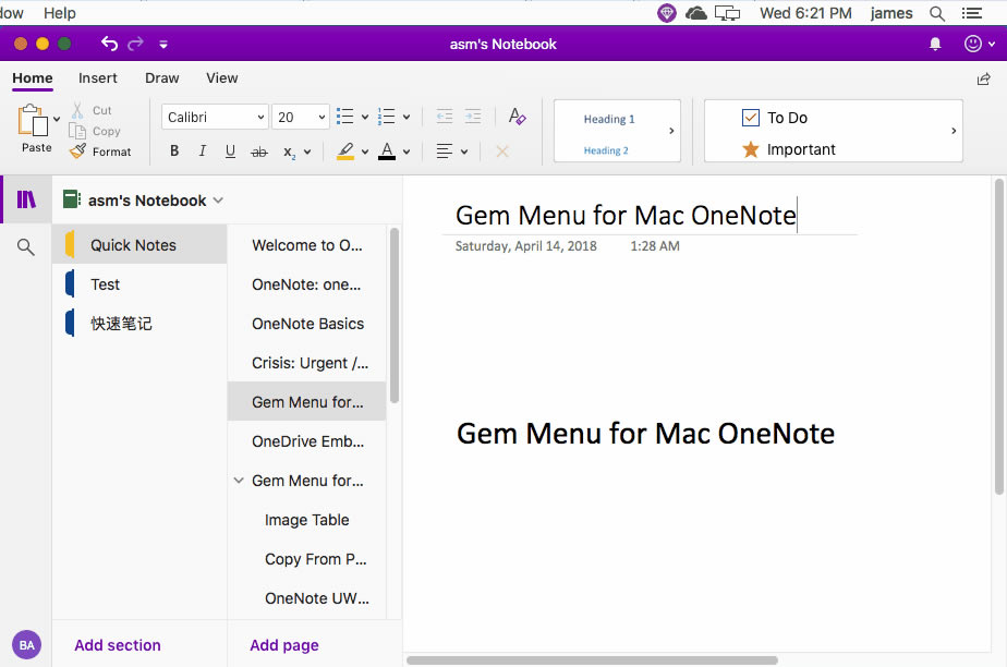 ʾ OneNote ҳĴı