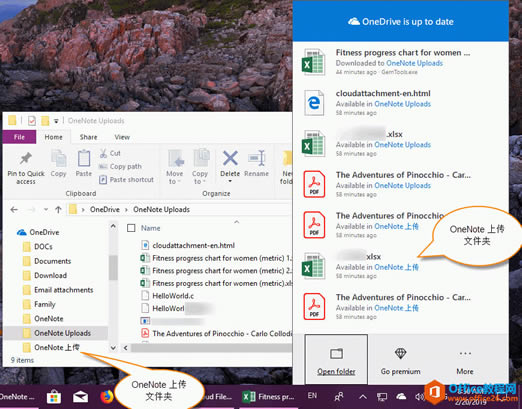 OneNote Ƹ OneDrive  OneNote ϴ ļ 