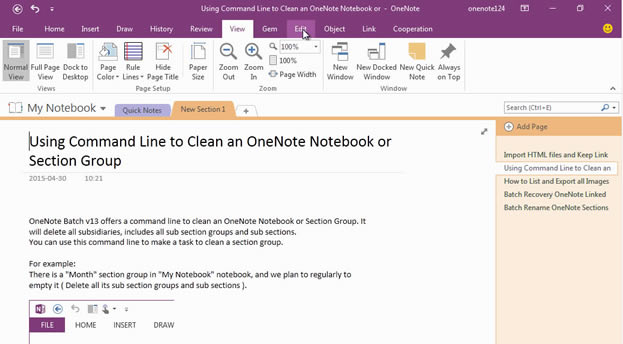  OneNote ҳΪ Word ĵҳ汳ɫ