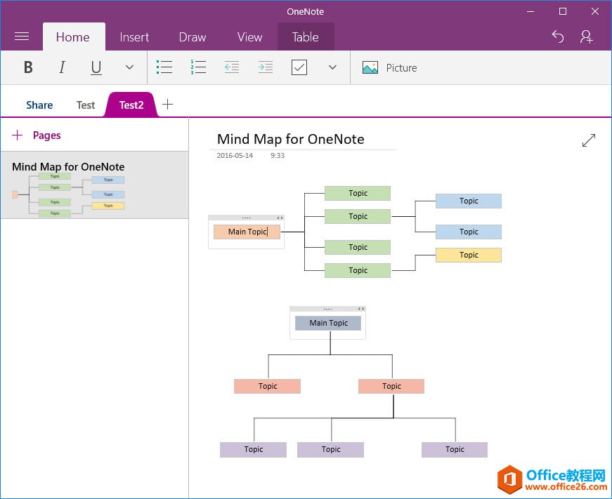 OneNote 17, OneNote UWP, OneNote for Windows 10 ( OneNote 2019) Ľ