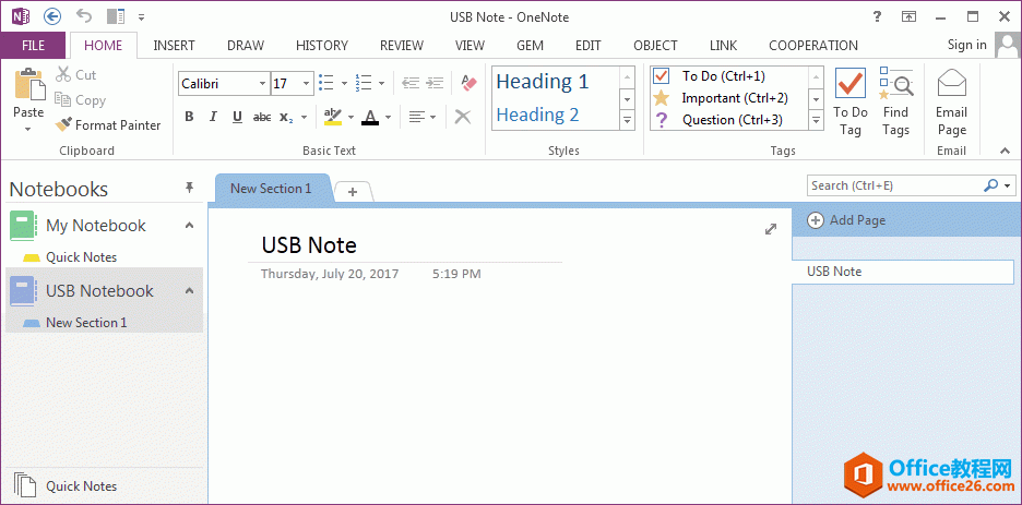 ʹ U ͬ OneNote ʼǱ