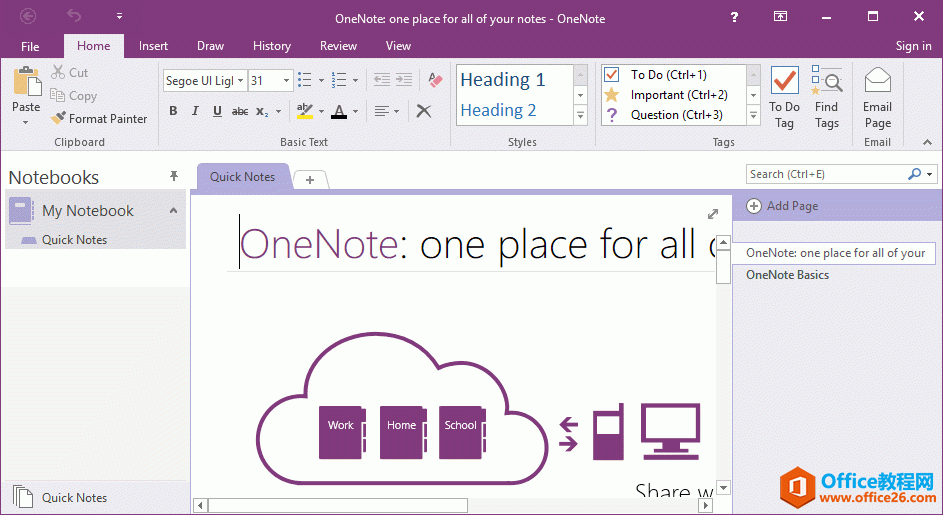 Windows 10  Office 365  OneNote ĸӹϵ