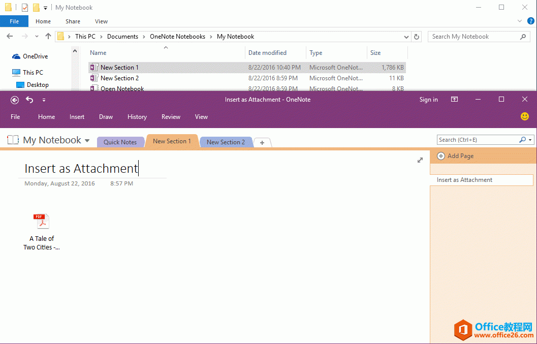 PDF ļӡʽ OneNote ֮ͬһ