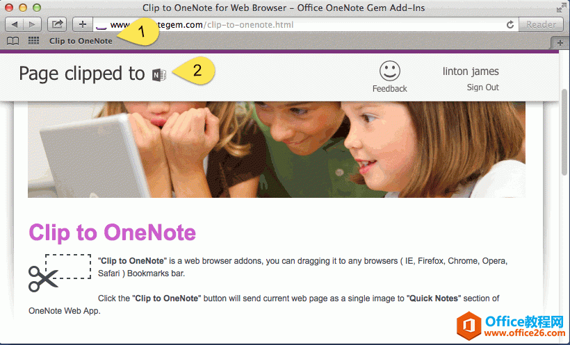 Safari  OneNote ҳü C ֱʼ