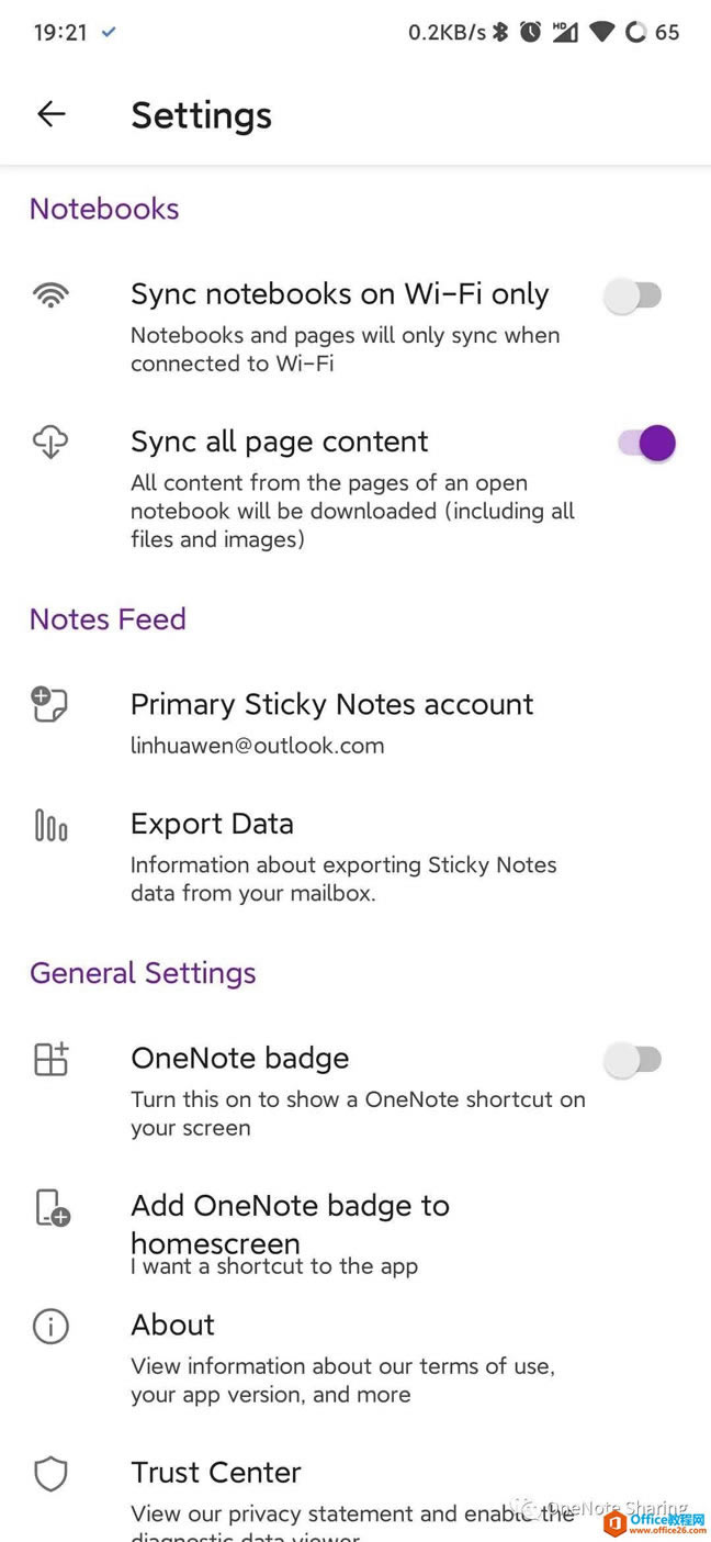 OneNote for Android UIģĬҳFeedʱ4