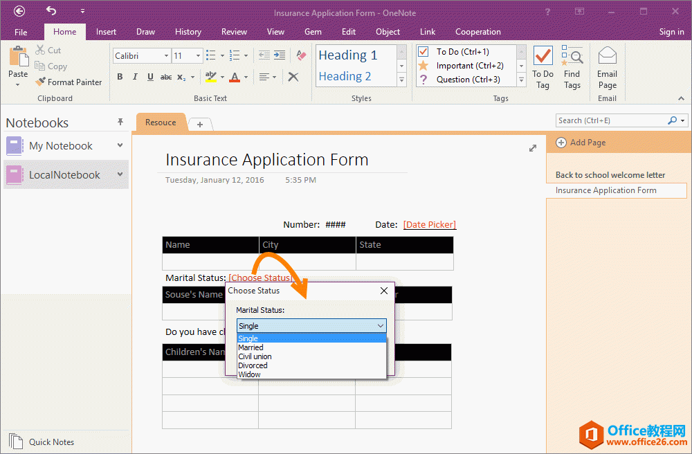  OneNote дʱʹݿؼ