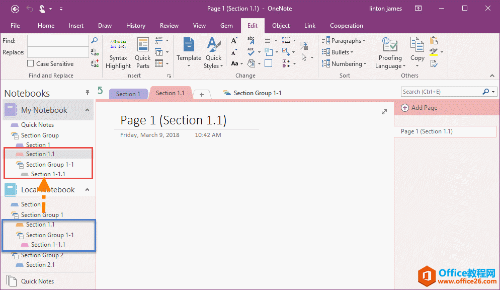 ṹҳ汻ƵĿ OneNote 