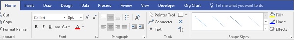 Visio Team Frames Diagram