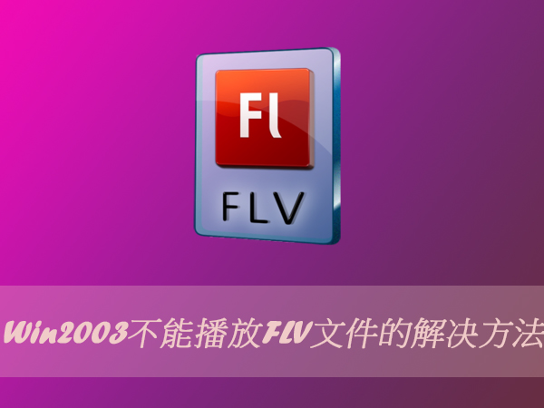 Win2003ܲFLVļĴ취(ͼ)